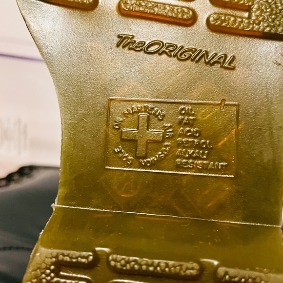 Dr Martens 1460 Blu Marin Navy Blue Smooth Leather Mens 4 Wmns 5 Boots Lace Up - Picture 12 of 16